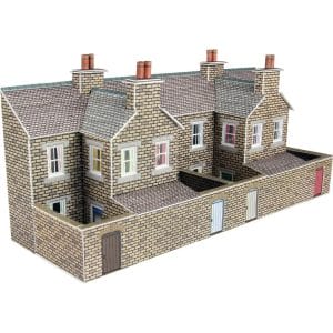 Metcalfe PN177 - Stone Terraced House Backs - Low Relief - N Gauge