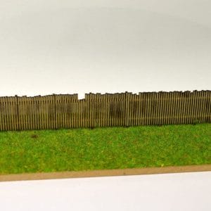 Scale Model Scenery LX077-OO - Old Wooden Fencing - OO Gauge