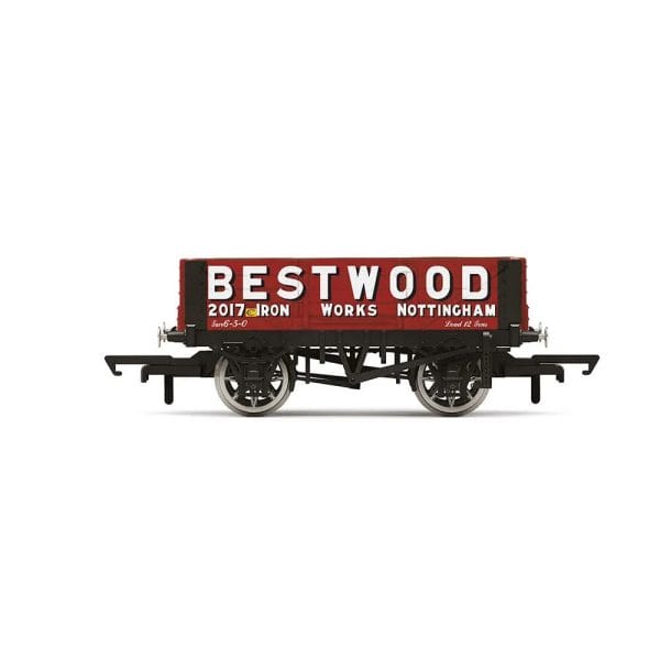 Hornby R60094 - 4 Plank Wagon Bestwood Iron Works