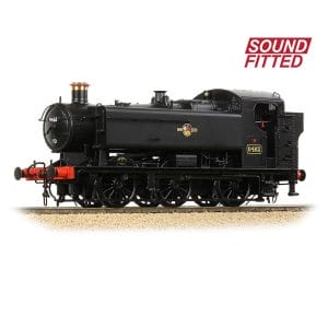Bachmann 35-027ASF - GWR 94XX Pannier Tank 9463 BR Black (Late Crest) - DCC Sound Fitted