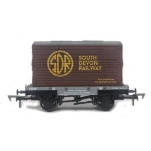 Exclusive GWR Conflat Wagon with South Devon Railway Container - OO Gauge